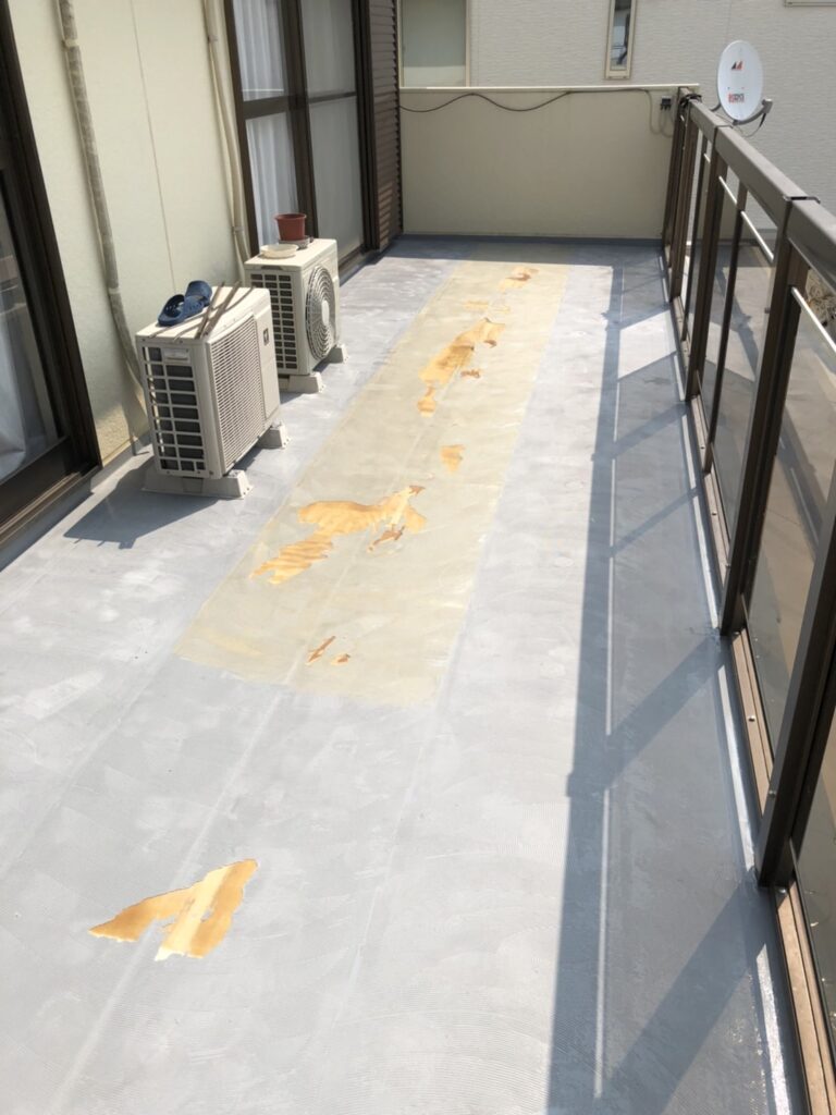 磐田市 ベランダ 床リフォーム